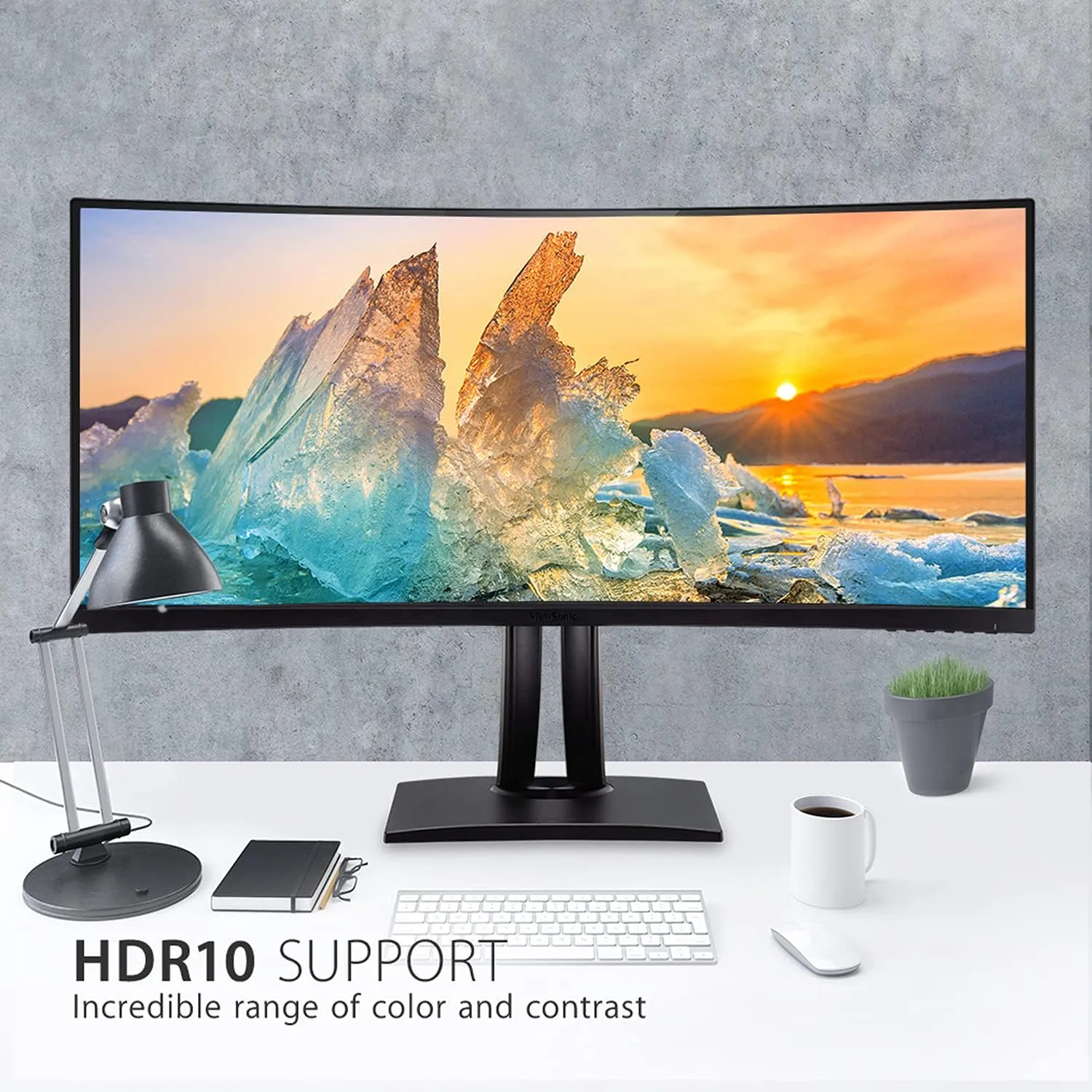 ViewSonic VP3881A 38-Inch IPS WQHD+ Curved 21:9 Monitor with 100% sRGB