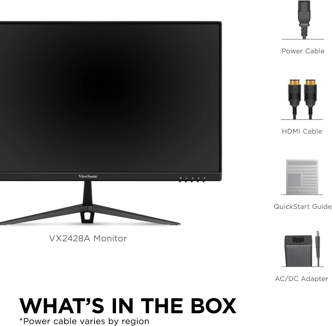 VIEWSONIC VX Series IPS 180Hz 0.5ms Gaming Monitor