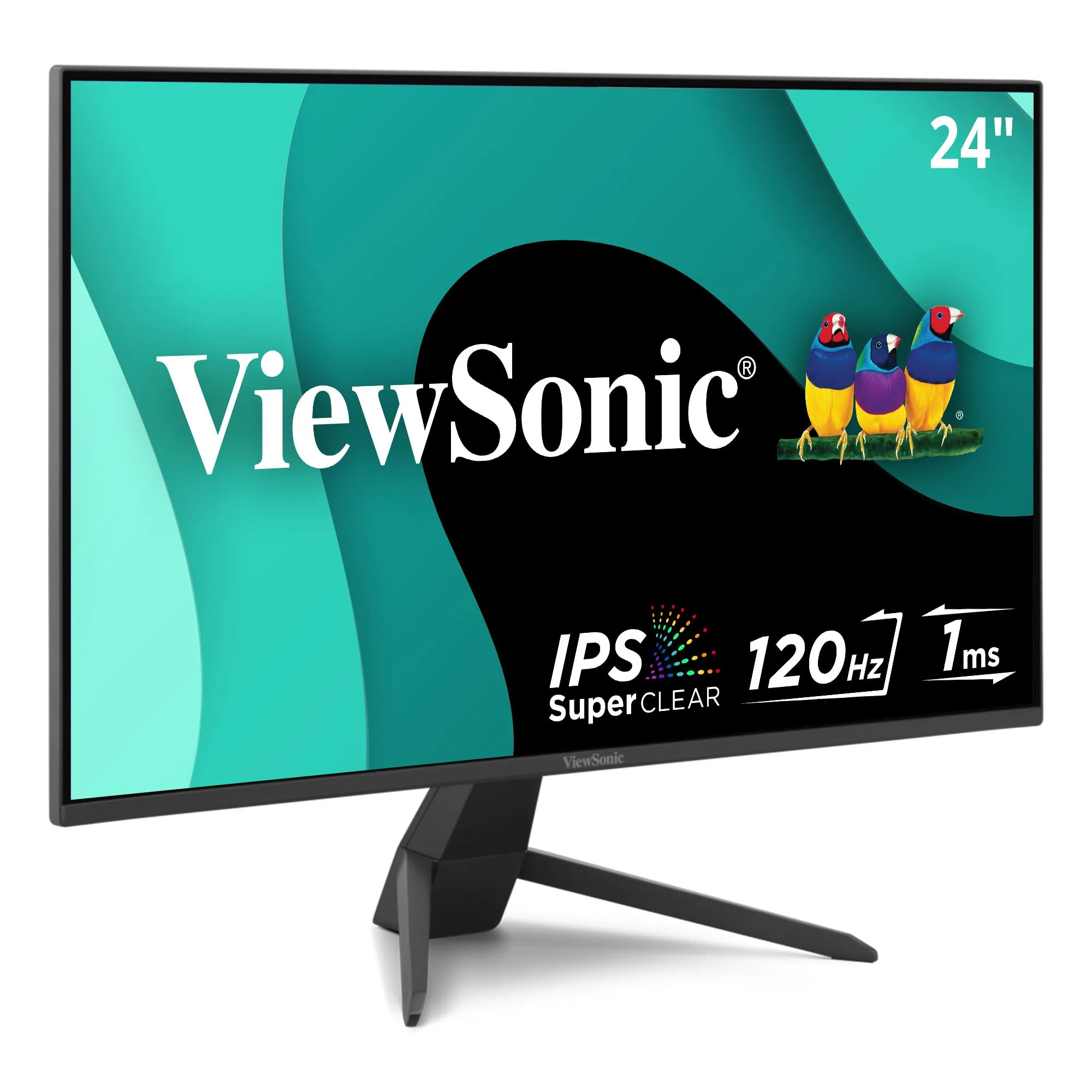 ViewSonic VX2470-MHD 24 Inch 1080p IPS Monitor with 120Hz, 1ms, Variable Refresh Rate, Eye Care, HDMI