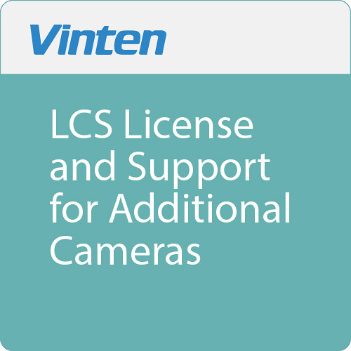 Vinten LCS license for additional cameras Vinten LCS license for additional cameras