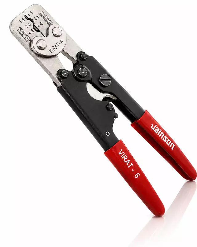 Non-Insulated Terminal Crimping Tool - W Type Crimping - VIRAT-6