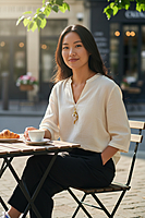 Large Shell Pendant With Gold and Emerald Accents