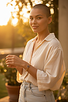 amber clear bracelet