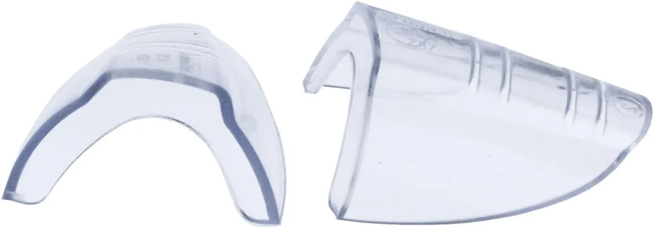 H.L. Bouton Slip-On Sideshields for safety glasses, Clear Flexible, One pair, 99705 6x5x.25
