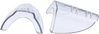 H.L. Bouton Slip-On Sideshields for safety glasses, Clear Flexible, One pair, 99705 6x5x.25