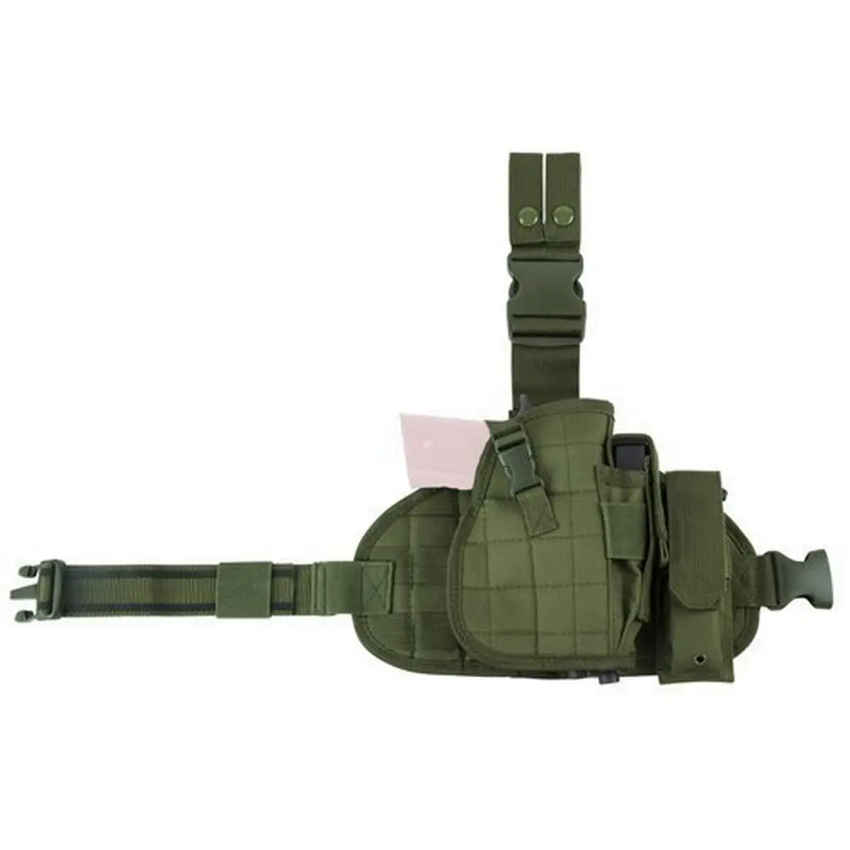 VISM BY NCSTAR Drop Leg MOLLE Panel Holster & Magazine Pouch