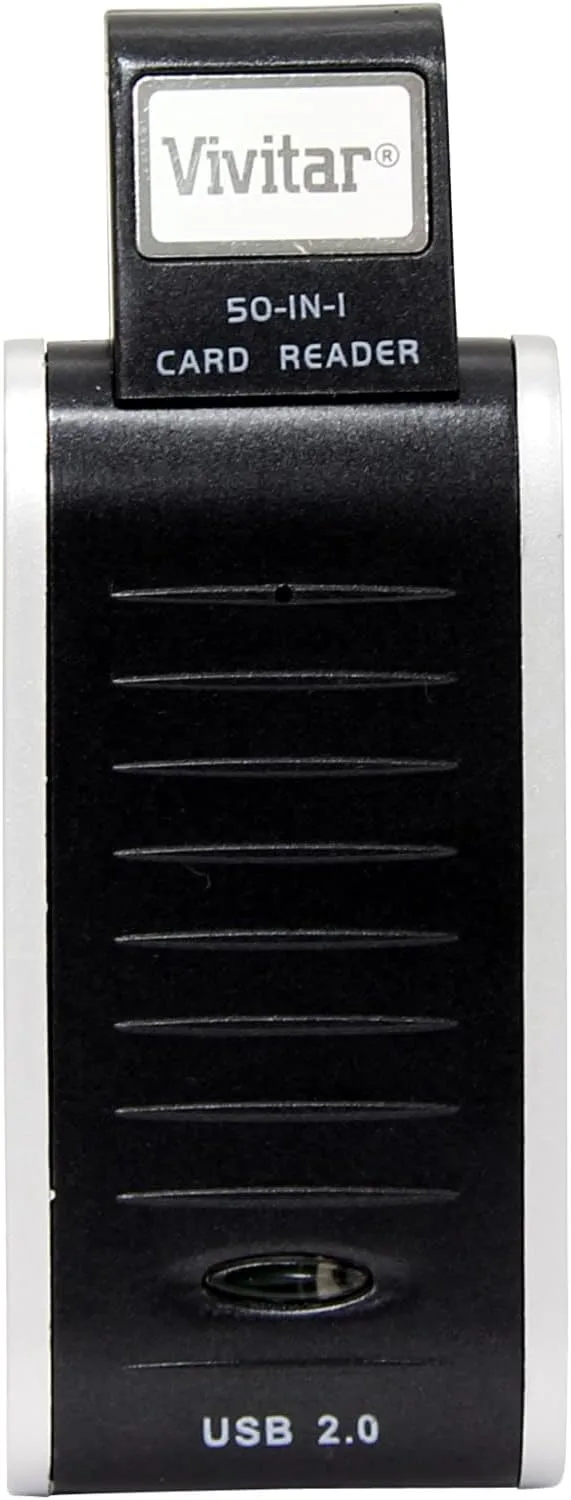 Vivitar 50-in-1 Card Reader - Black (VIV-RW-5000-BLK)