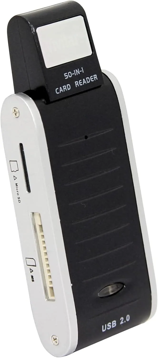 Vivitar 50-in-1 Card Reader - Black (VIV-RW-5000-BLK)
