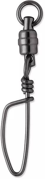 VMC BSHBTSS Black Stainless Steel Heavy-Duty Ball Bearing Tournament Snap Swivel #6 - 320lb *1-Pack