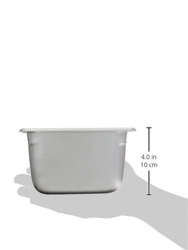 Vollrath 4" Deep Super Pan V™ Stainless Steel Ninth-Size Steam Table Pan