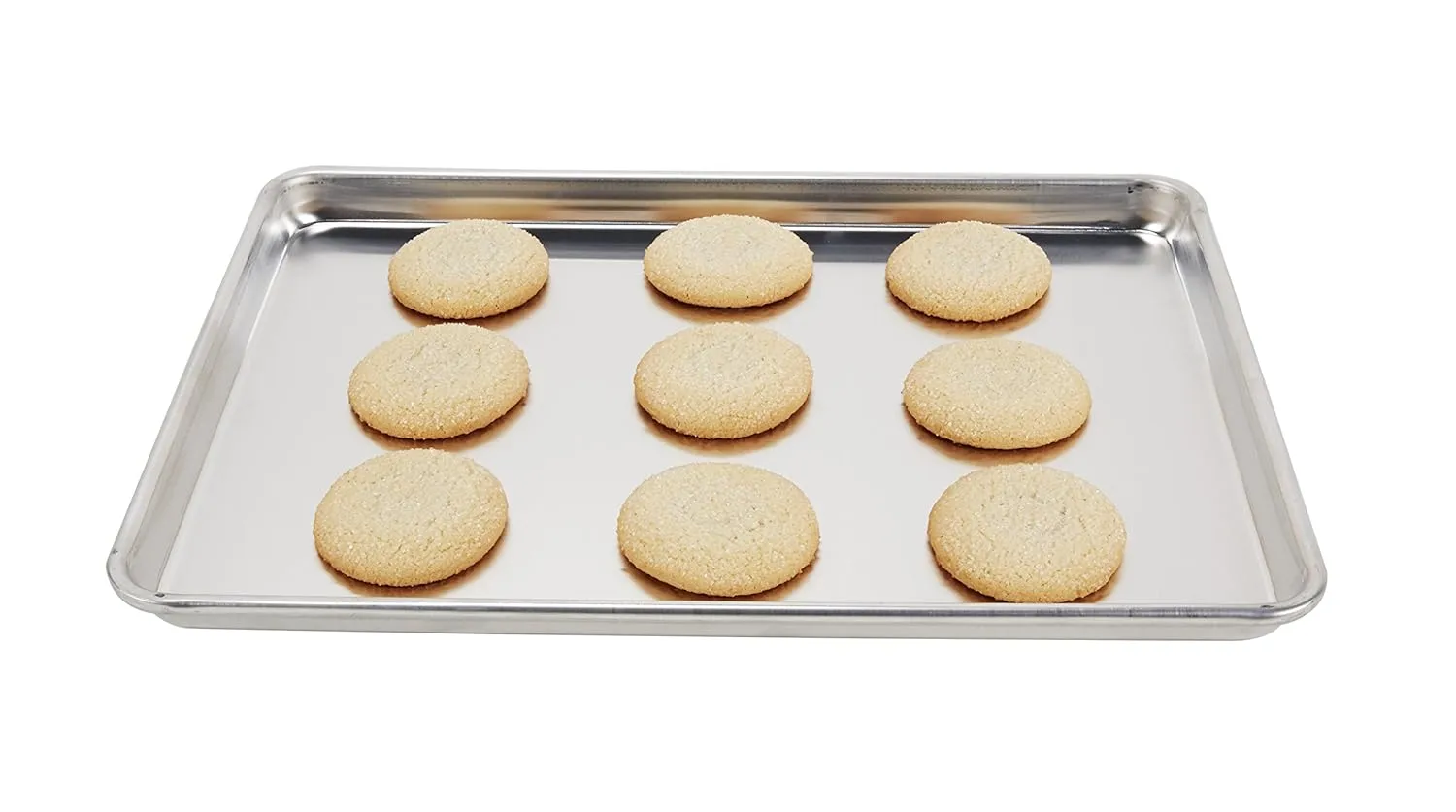 Vollrath 5303 Wear-Ever Half-Size Sheet Pan, 18" x 13", Closed-Bead, Aluminum
