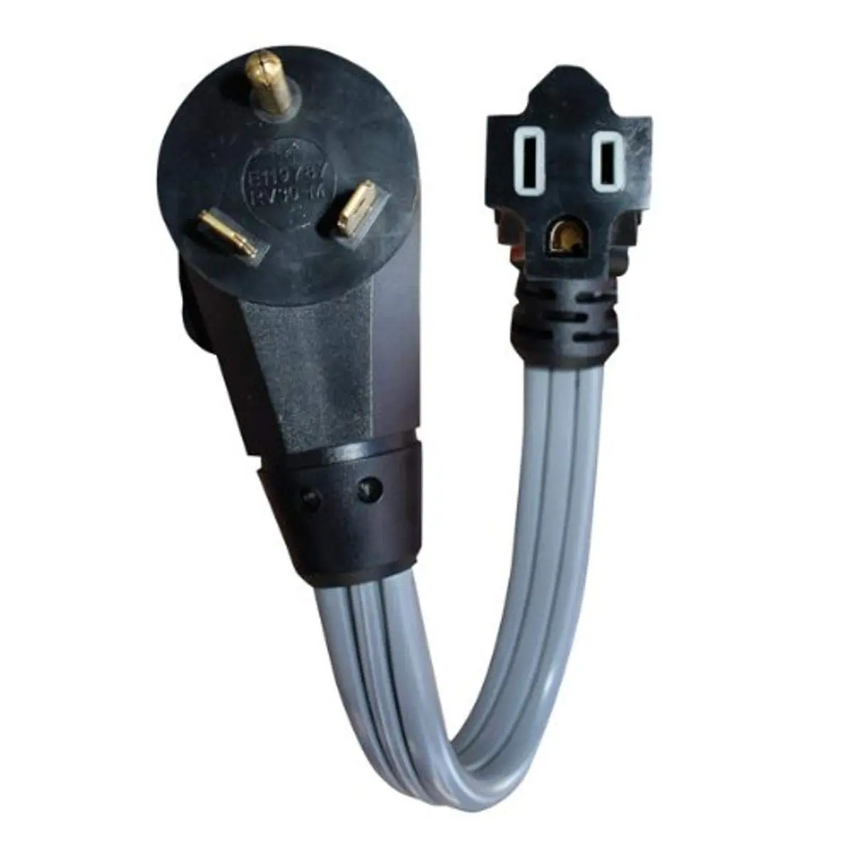 Voltec 16-00569 30M - 15F Flat Wire Adapter - 12 Inch