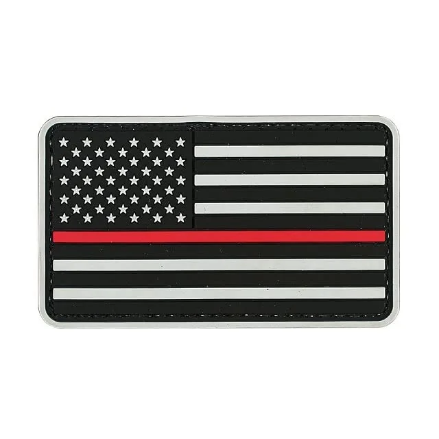 VooDoo Tactical 07-0908000000 American Flag Red Linerubber Patch