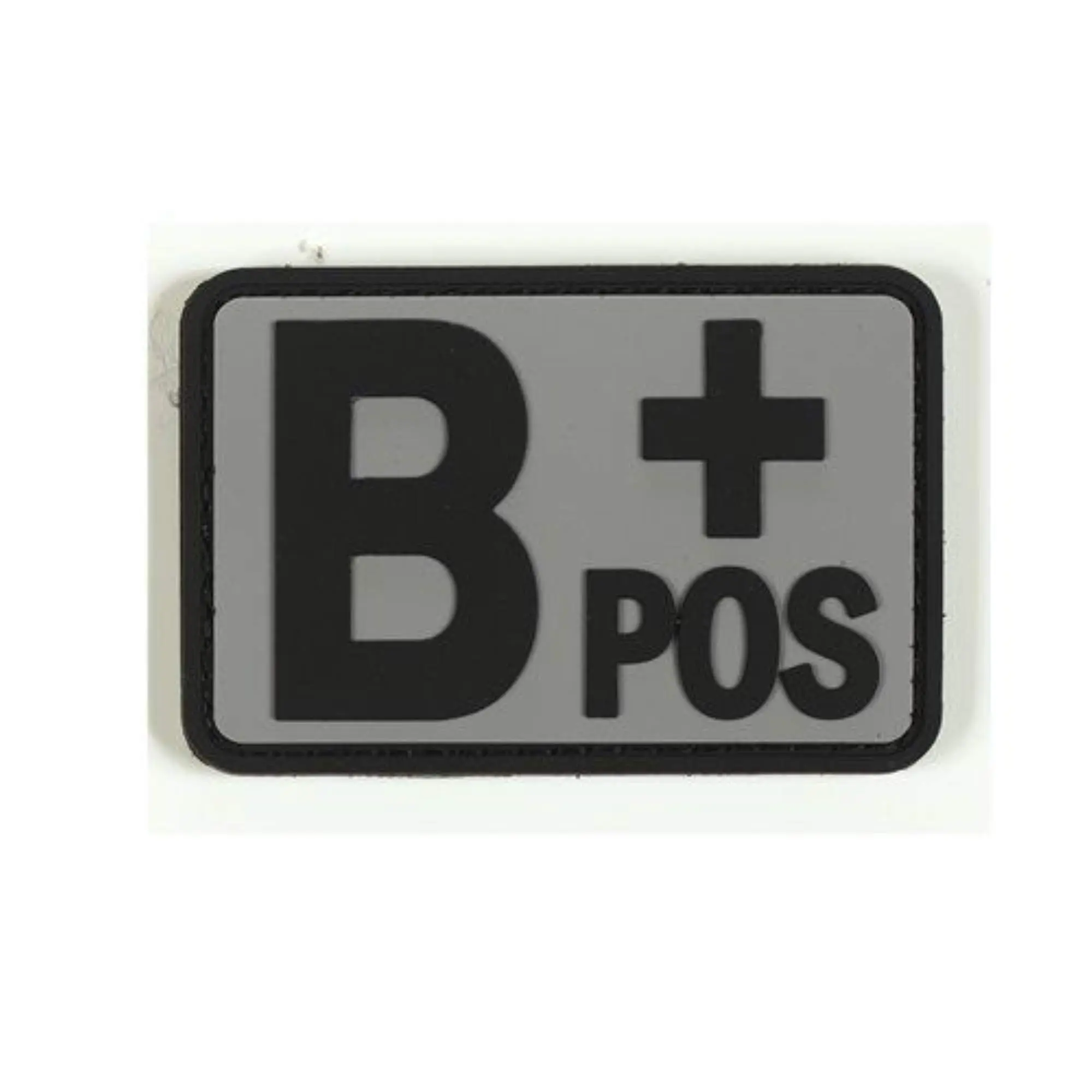 VOODOO TACTICAL Blood Type Rubber Patch with Velcro Backing