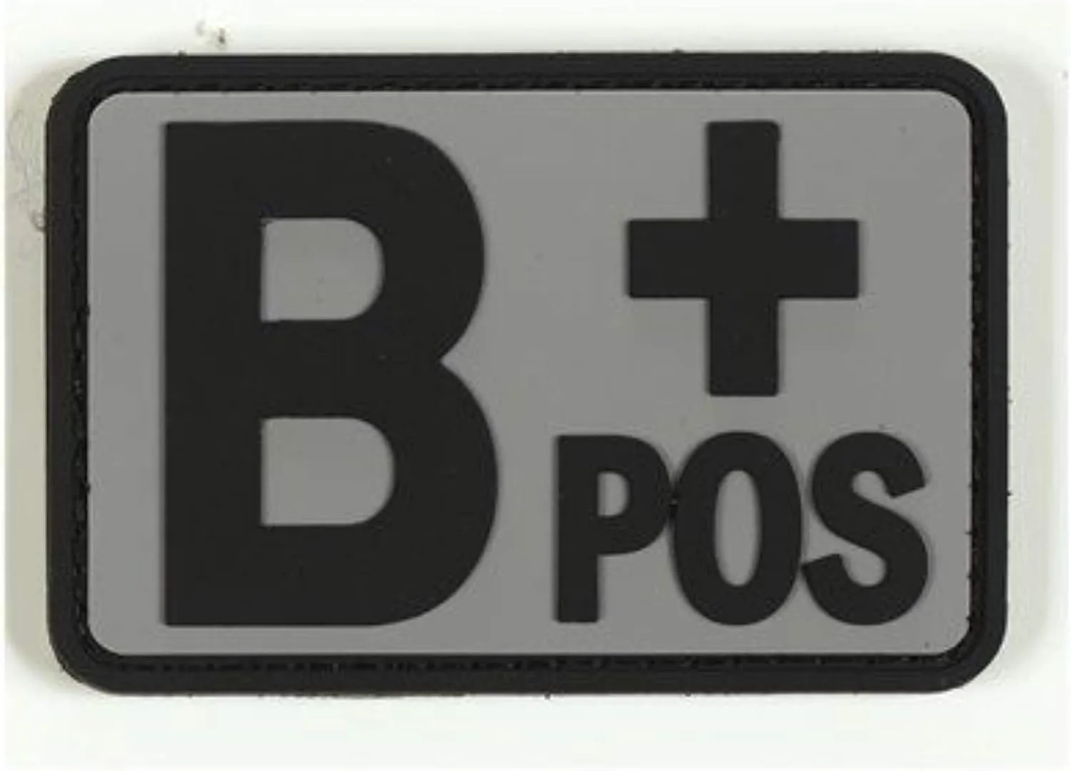 VOODOO TACTICAL Blood Type Rubber Patch with Velcro Backing