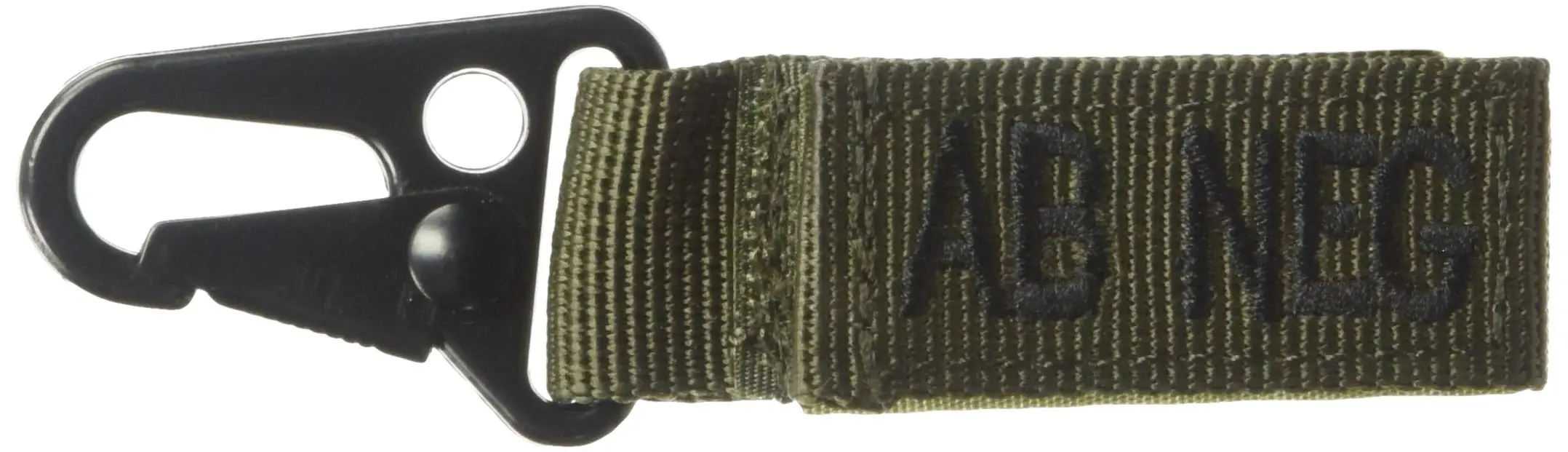 VooDoo Tactical Blood Type Tag with Velcro Strap and Quick-Release Snap Hook