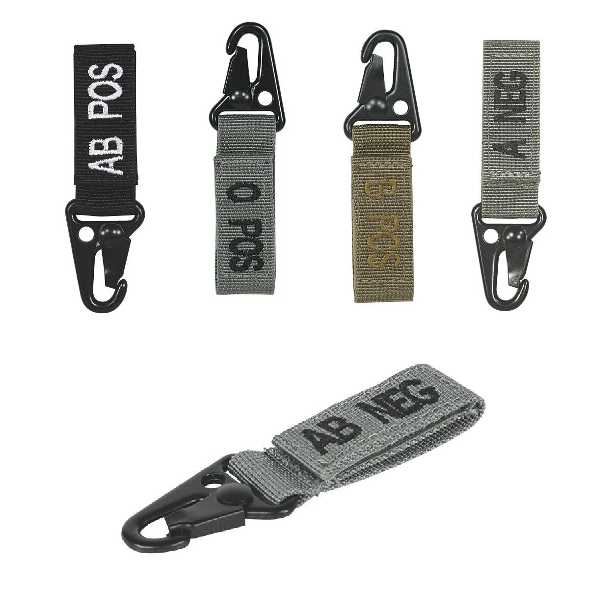 VOODOO TACTICAL Embroidered Blood Type Tag