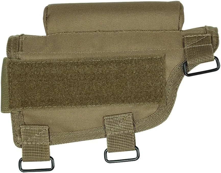 VOODOO TACTICAL Adjustable Buttstock Cheek Piece with Ammo Carrier