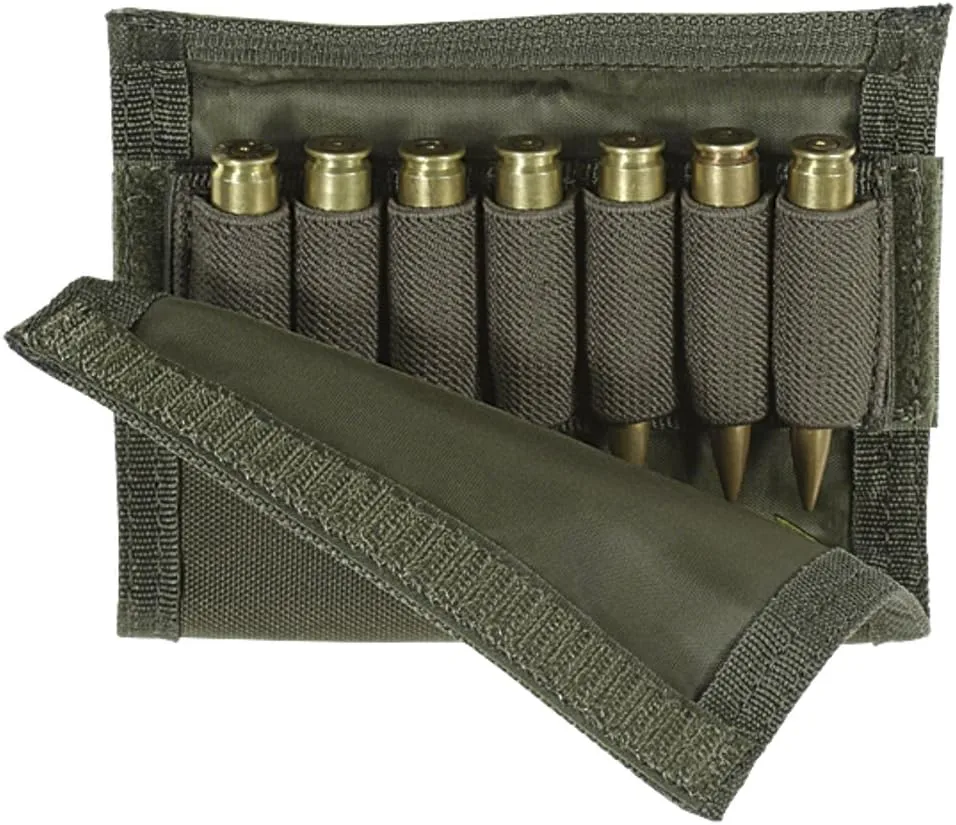 VOODOO TACTICAL Adjustable Buttstock Cheek Piece with Ammo Carrier