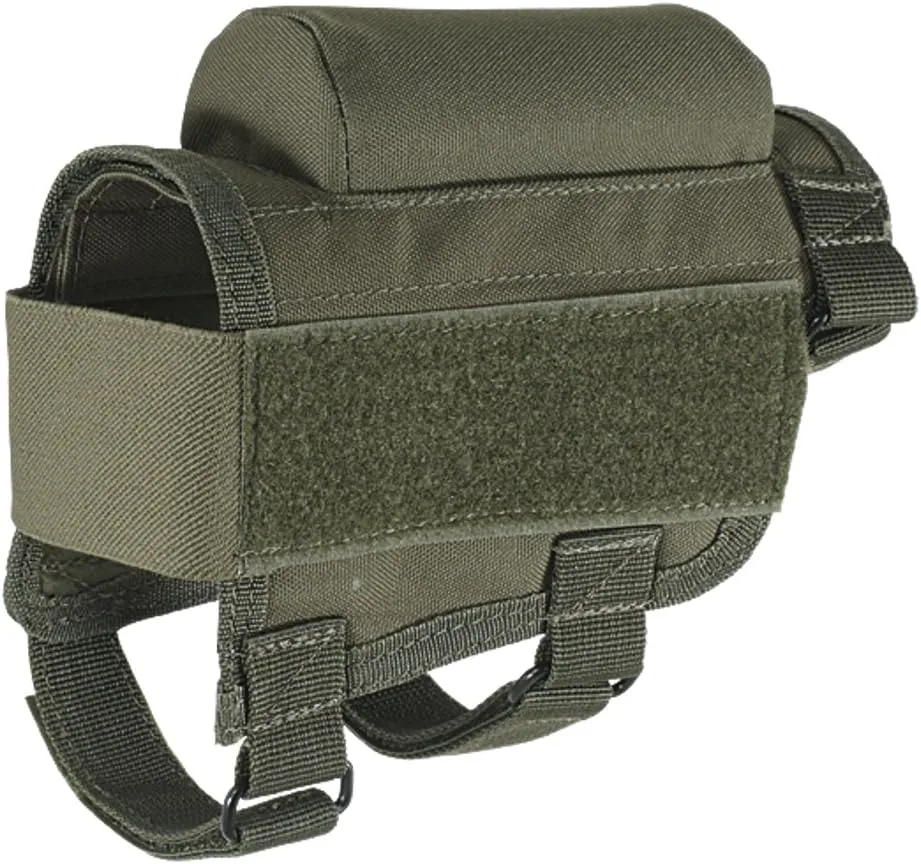 VOODOO TACTICAL Adjustable Buttstock Cheek Piece with Ammo Carrier