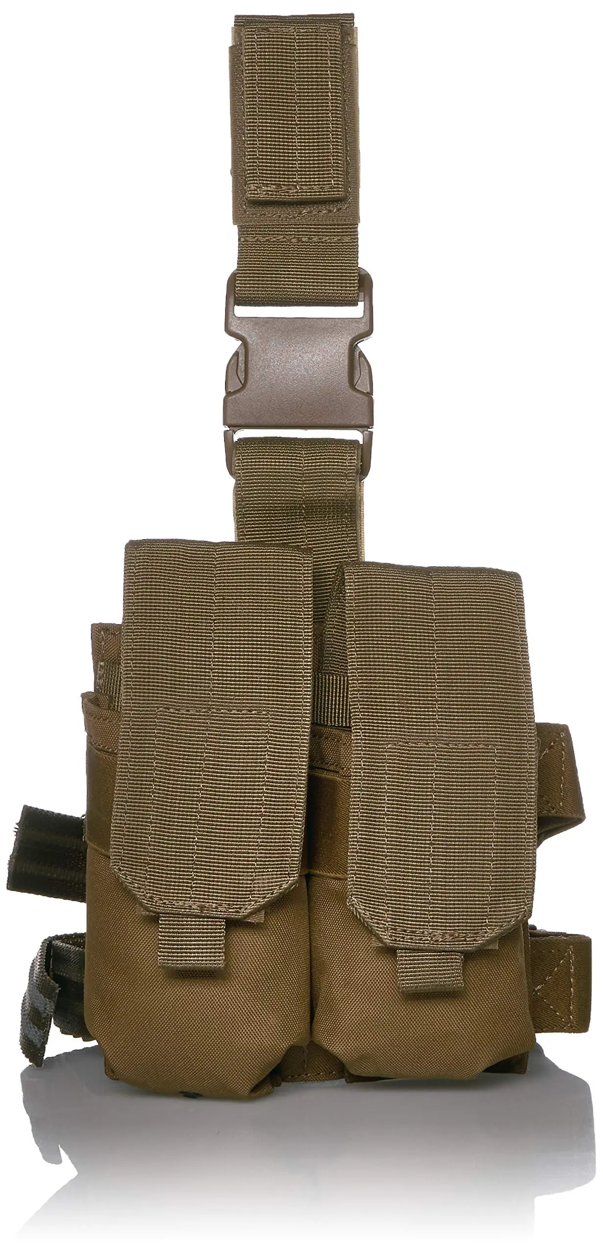 VOODOO TACTICAL Drop-Leg Platform with Attached M4/M16 Double Mag Pouch