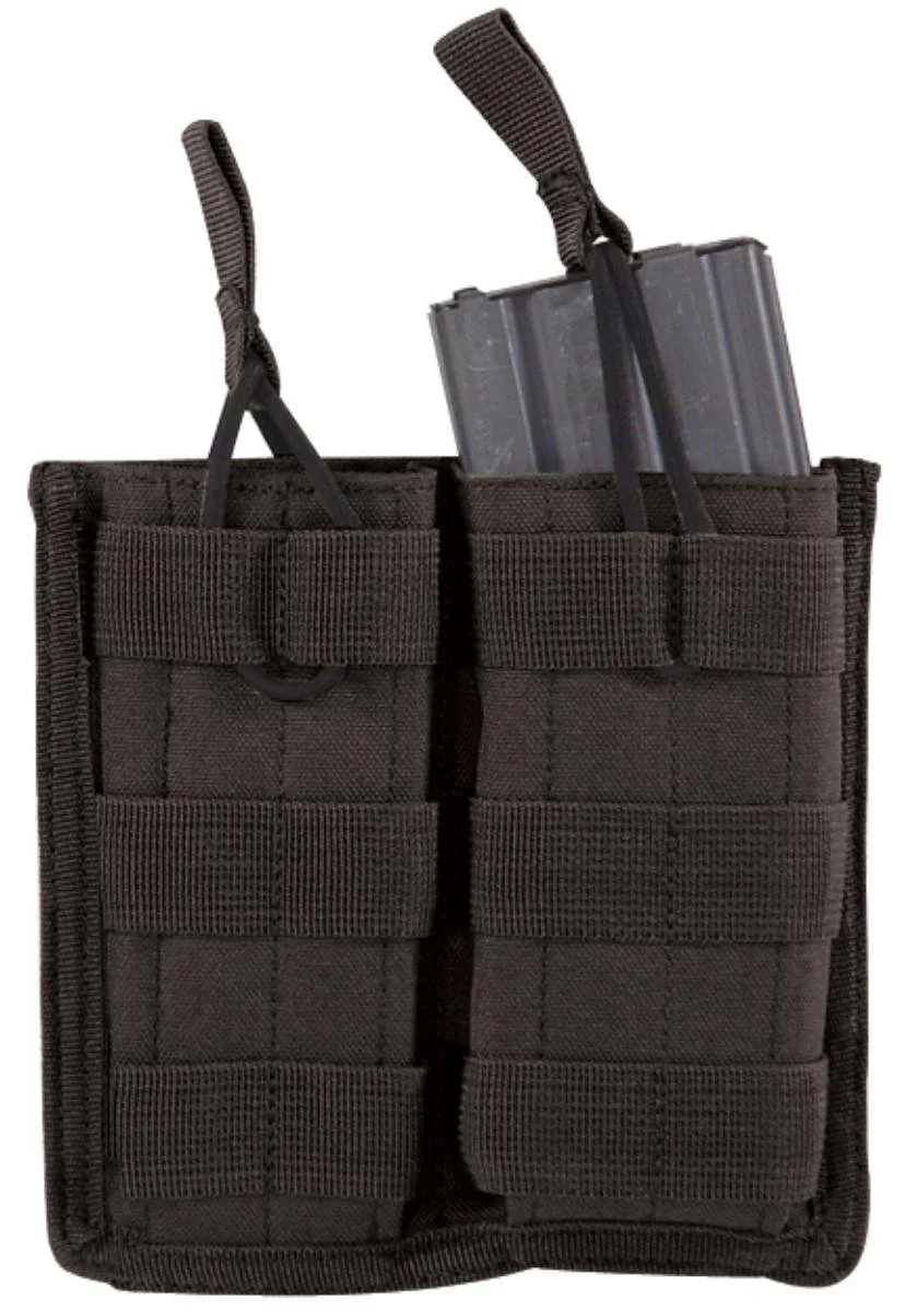 VOODOO TACTICAL M4/M16 Open-Top MOLLE Mag Pouch with Bungee System