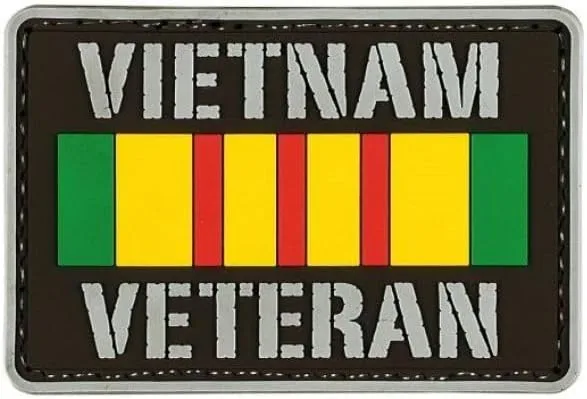 VooDoo Tactical 07-0914000000 Vietnam Veteran Combo Patch Setrubber Patch