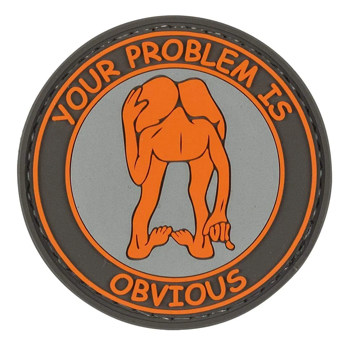 VooDoo Tactical 07-0900000000 Your Problem is Obvious Rubber Patch