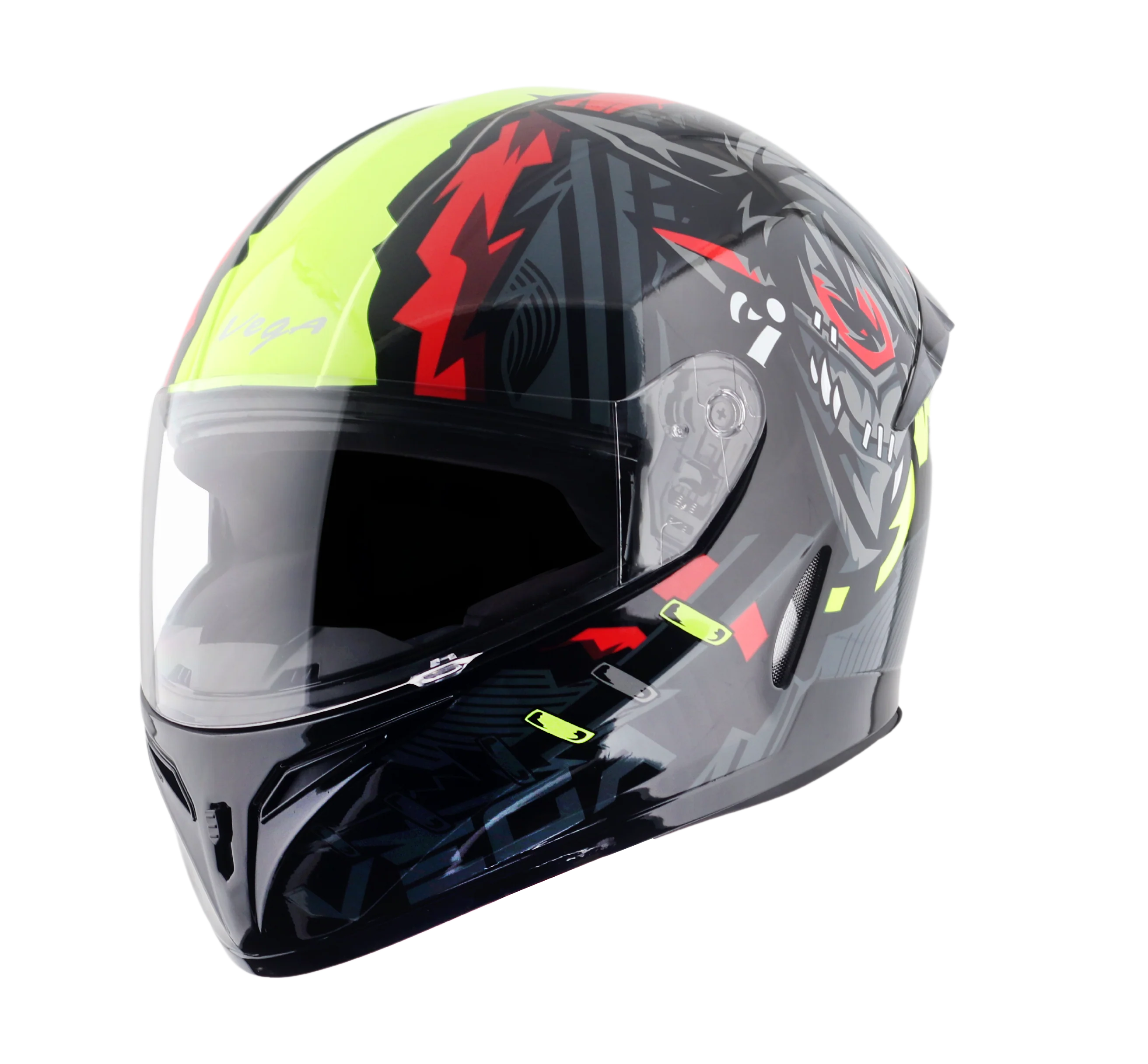 VEGA VOYAGER DX KILLER BLACK NEON YELOOW C/V 580 MM VEGA VOYAGER DX KILLER BLACK NEON YELOOW C/V 580 MM
