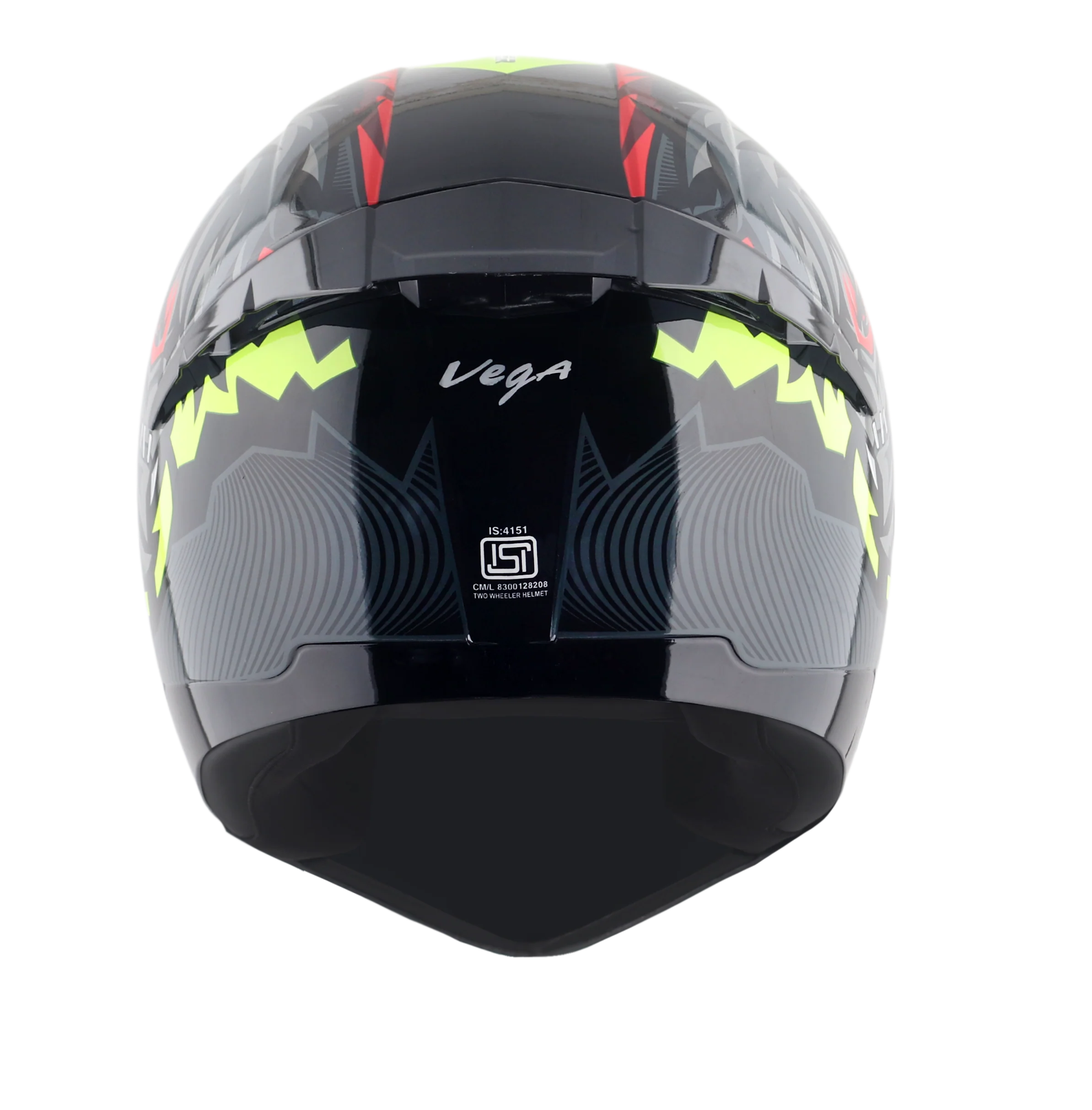 VEGA VOYAGER DX KILLER BLACK NEON YELOOW C/V 580 MM VEGA VOYAGER DX KILLER BLACK NEON YELOOW C/V 580 MM