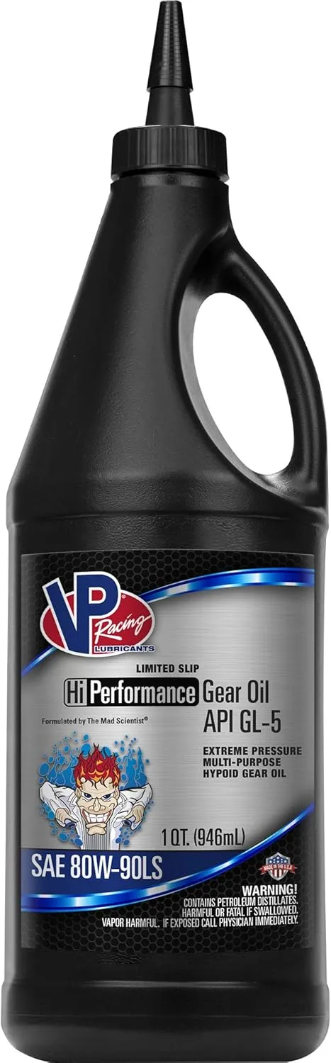 VP Racing 2895 Hi-Performance Gear Oil SAE 80W-90 GL-5, 32 Ounces
