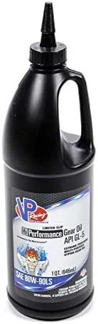 VP Racing 2895 Hi-Performance Gear Oil SAE 80W-90 GL-5, 32 Ounces