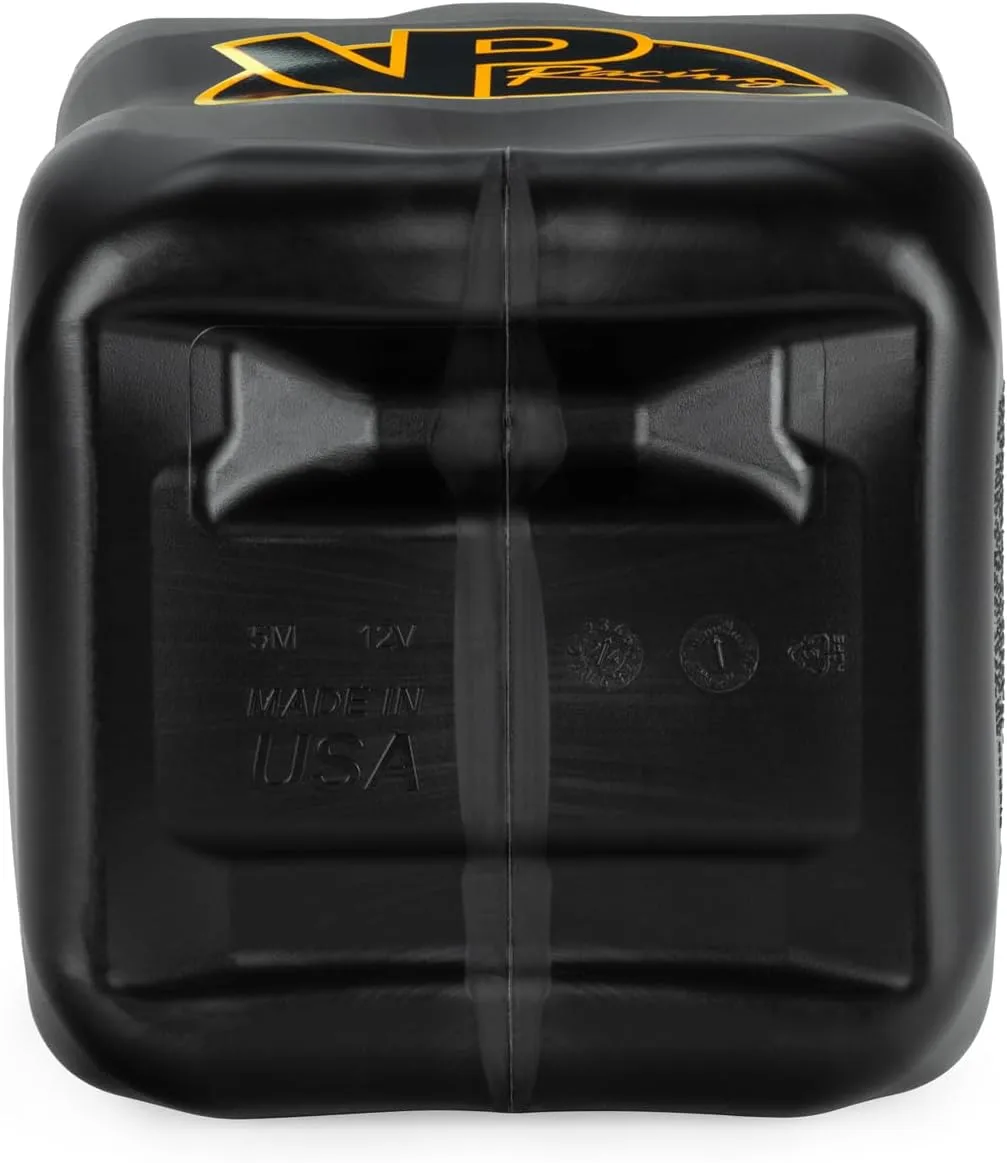 VP Racing 3852-CA, 5.5 Gallon Motorsport Jug V-Twin Sq. - Black/Orange