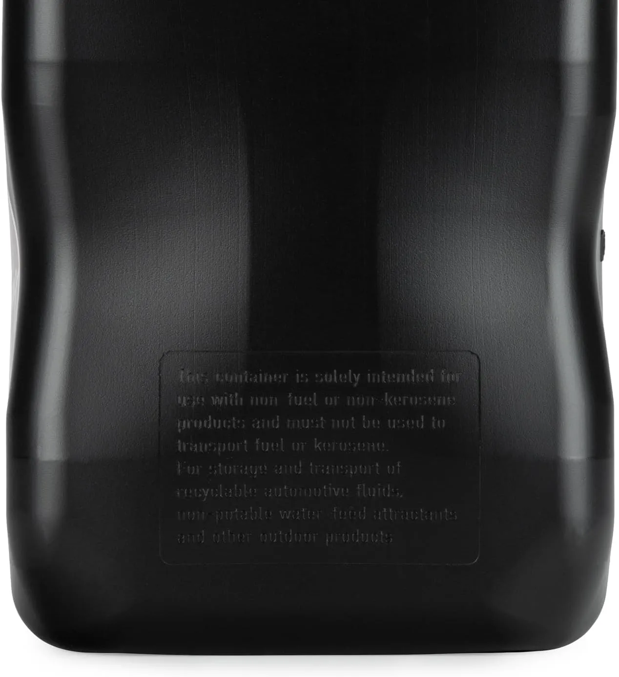 VP Racing 3852-CA, 5.5 Gallon Motorsport Jug V-Twin Sq. - Black/Orange
