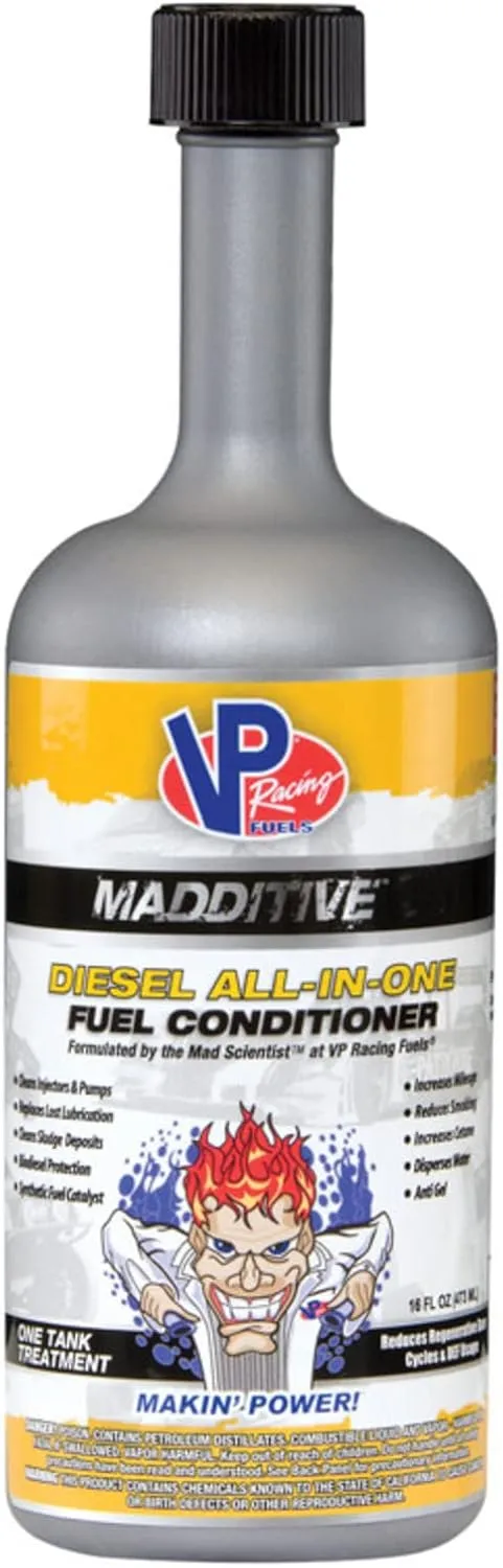 VP Racing 2838, Diesel All-In-One Fuel Conditioner - 16 Ounce (9 Pack)