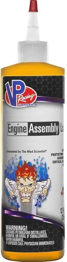 VP Racing Fuels Engine Assembly Wear Corrosion Prevention Oil Lube, 12 Ounces