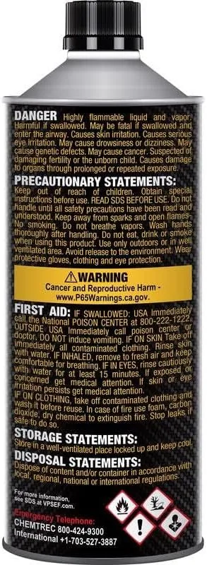 VP Racing Fuels 6635, Fix-It Fuel, Fixes Poor or Non-Running 2-Cycle and 4-Cycle Small Engines (SEF) - Quart Pack of 1