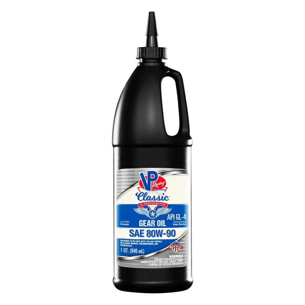 VP Classic Gear Oil GL4 SAE 80W-90, 1 Qt.