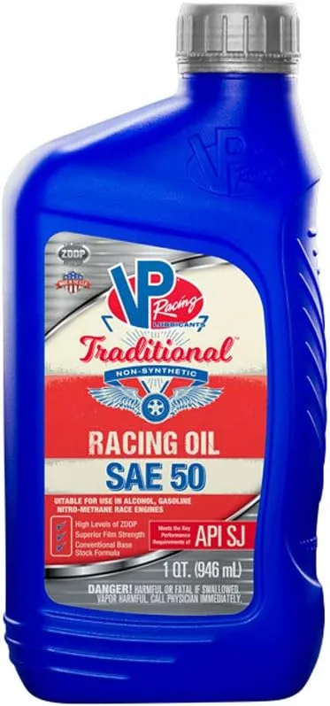 VP SAE50 Traditional Non-Synthetic Racing Oil