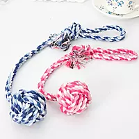 Cotton Rope Ball Tug Dog Toy