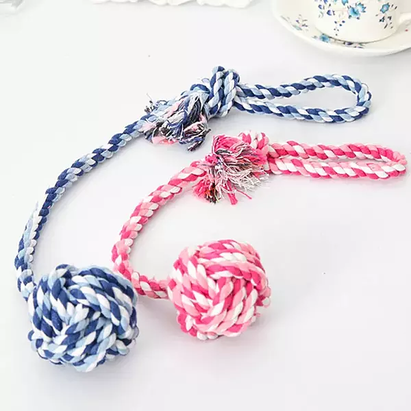 Cotton Rope Ball Tug Dog Toy