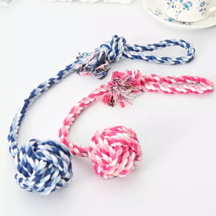 Cotton Rope Ball Tug Dog Toy