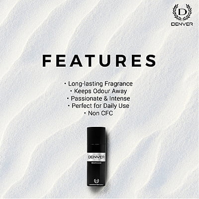 Denver Deo BlackCode Body Spray - 200ML | InnerMan