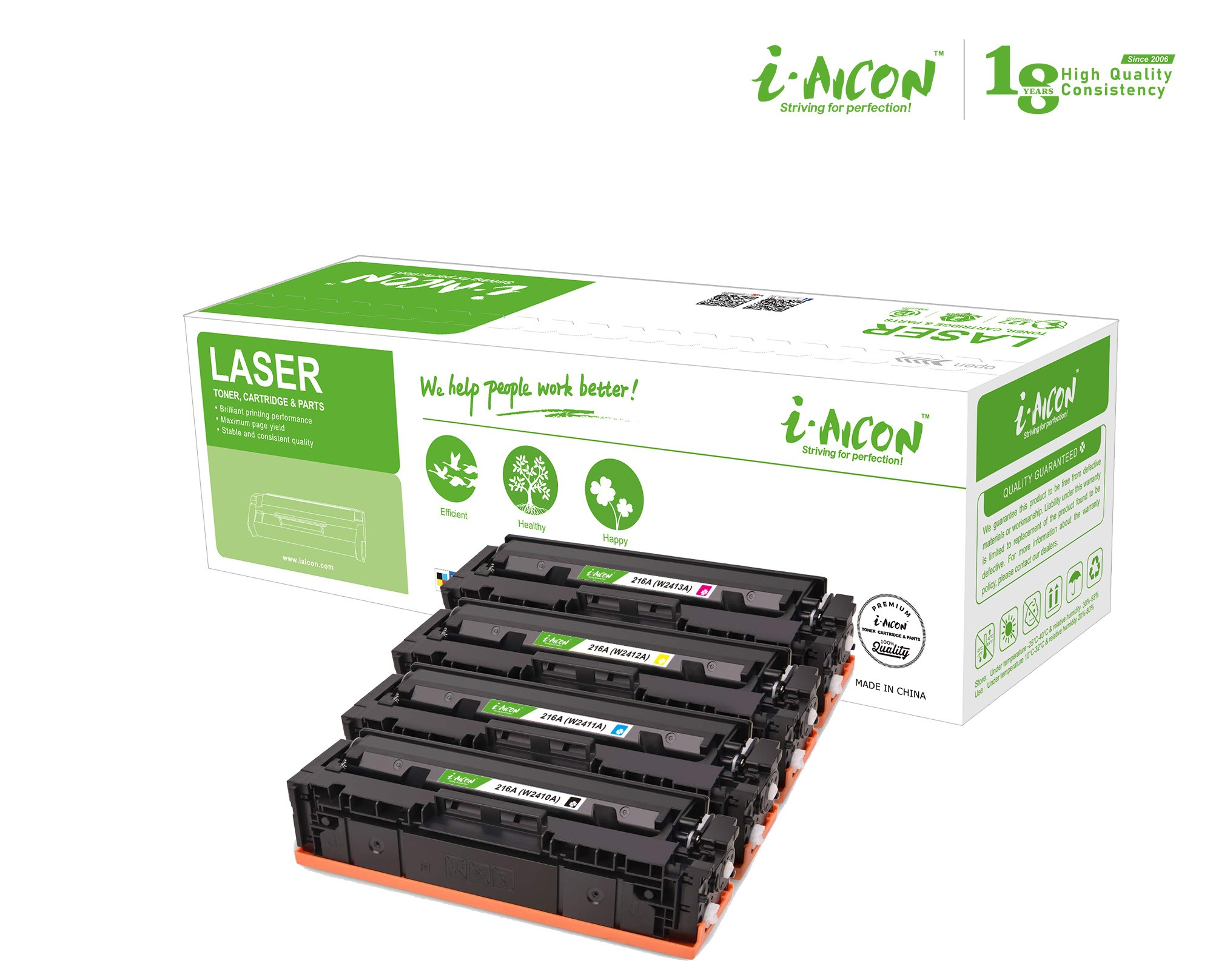 AICON BLACK TONER C-W2410A (216A)