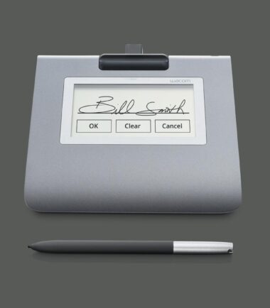 Wacom STU-430 monochrome LCD signature pad & Wacom sign pro PDF software download link