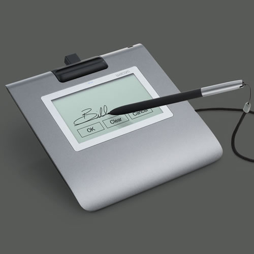 Wacom STU-430 monochrome LCD signature pad & Wacom sign pro PDF software download link