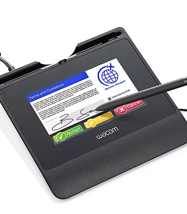 Wacom STU 540 color LCD signature pad & Wacom sign pro PDF software download link
