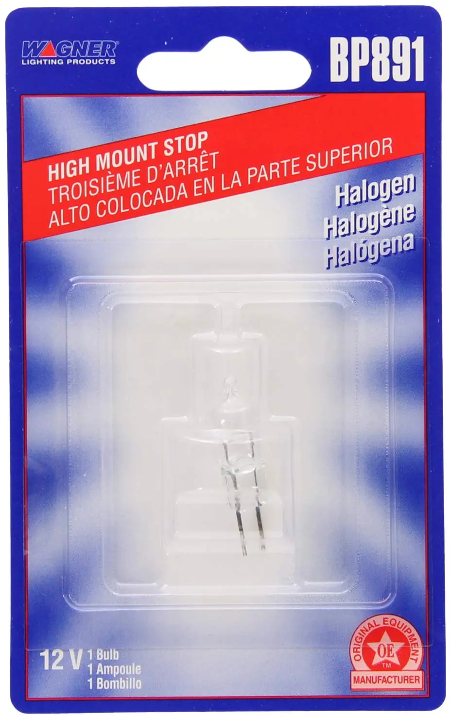 Wagner Lighting BP891 Standard Multi-Purpose Light Bulb Card of 1 (Pack of 1)