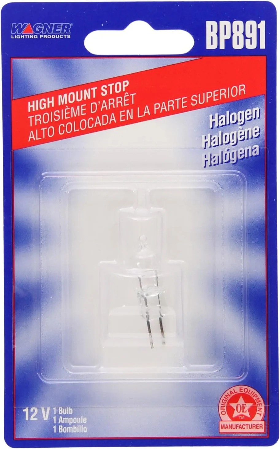 Wagner Lighting BP891 Standard Multi-Purpose Light Bulb Card of 1 (Pack of 1)