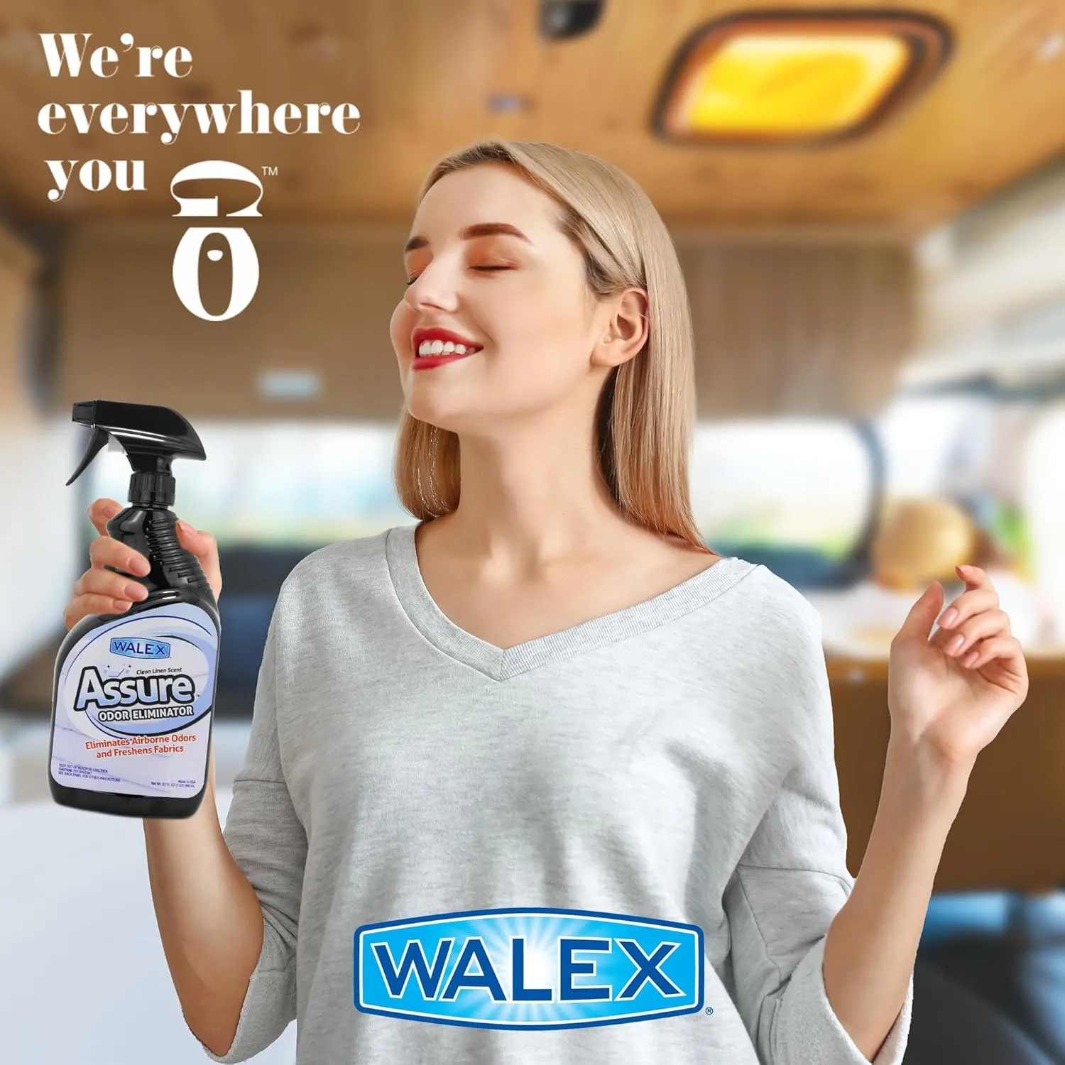 WALEX Assure RV Odor Eliminator Air Freshener Spray